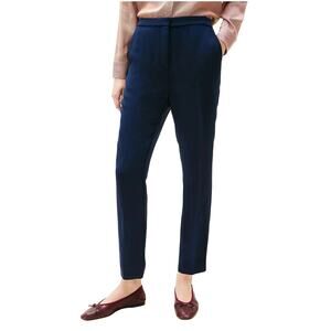 Tommy Hilfiger Women's Navy Blue Straight Leg Trouser Pants Size M